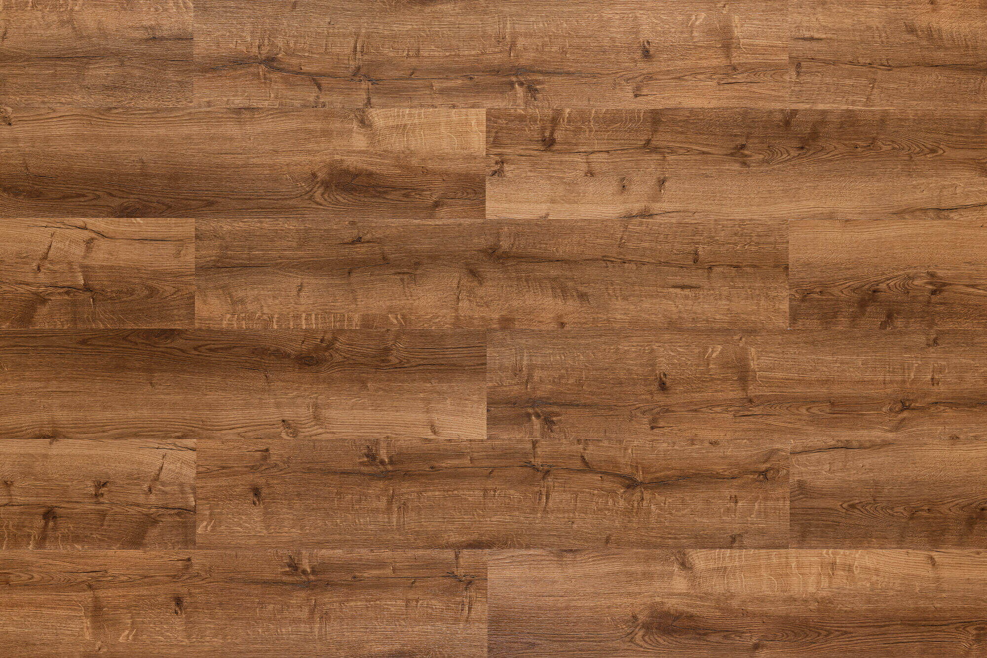 Vinyl Rigid Eichenholzboden Akzent Fläche